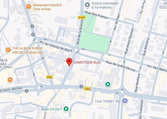DOMOTIQUE-ELEC : Carte et localisation près de Pl. Champ de Mars